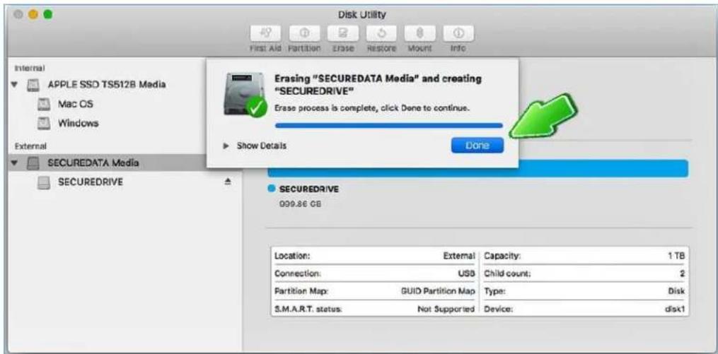 SecureData SecureDrive KP - For Mac OS - 5