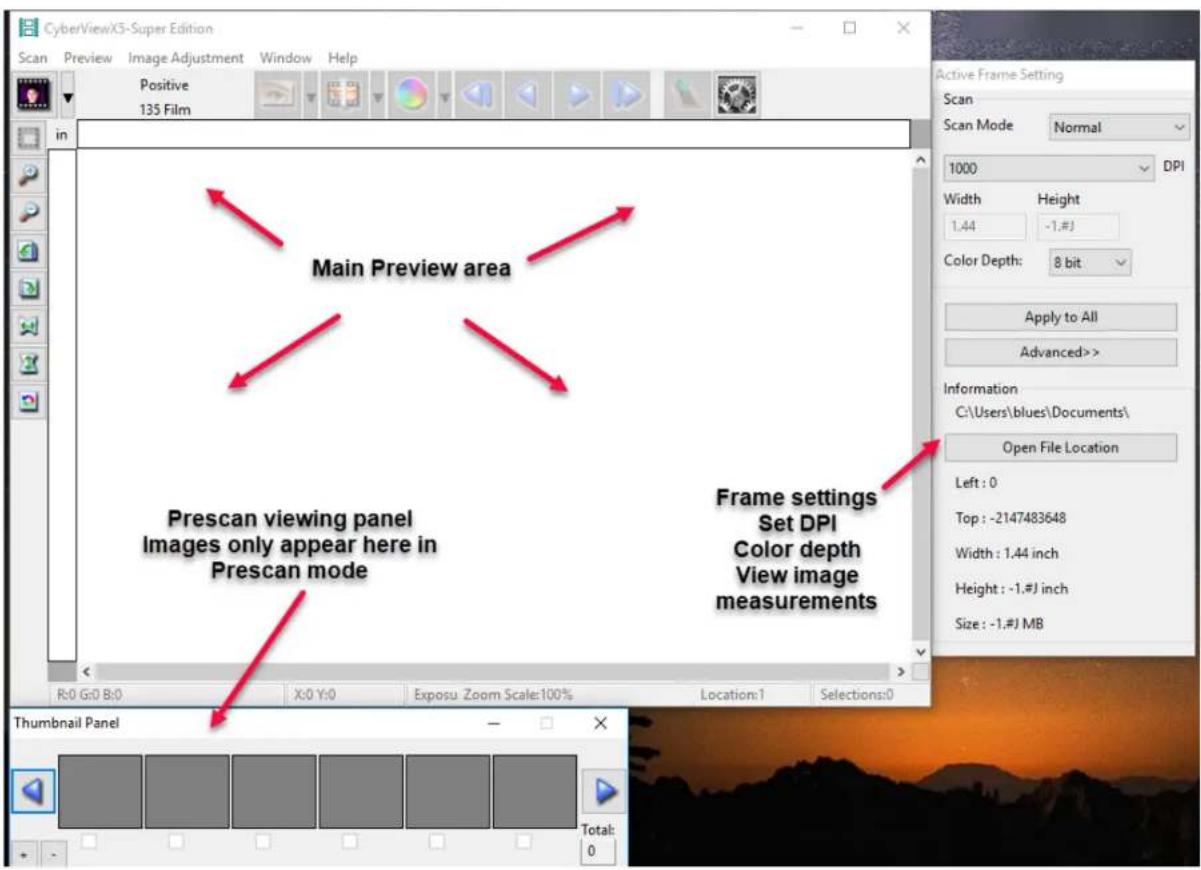 Pacific Image Prime Film XAs - USER INTERFACE - 1
