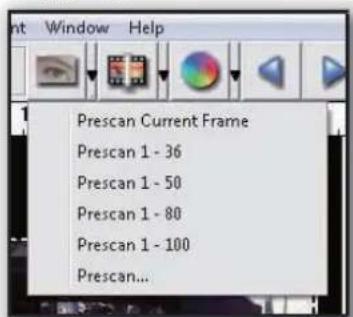 Prescan Current Frame Prescan 1 - 36 Prescan 1 - 50 Prescan 1 - 80 Prescan 1 - 100 Prescan...