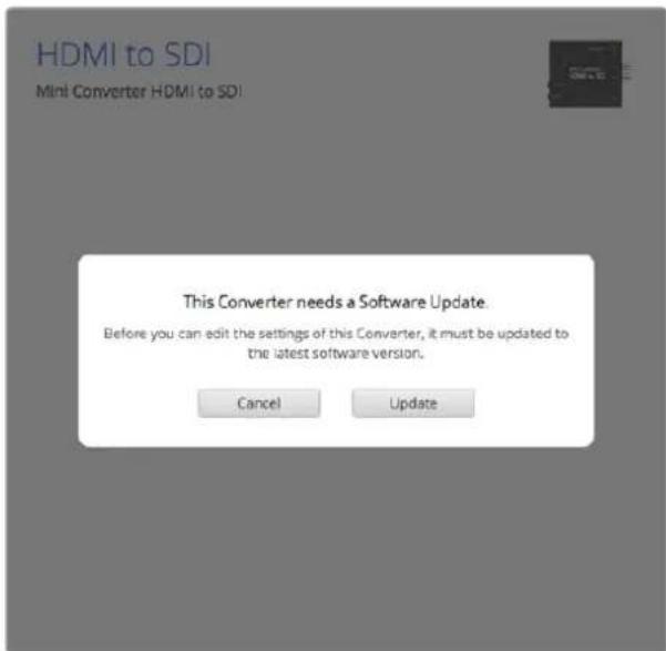 Blackmagic Design Mini Converter - 更新内部软件 - 1