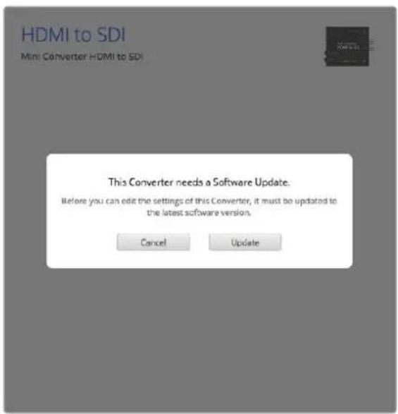 Blackmagic Design Mini Converter - 내부 소프트웨어 업데이트하기 - 1