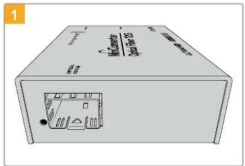 Blackmagic Design Mini Converter - Connessione per fibra ottica - 1