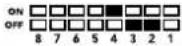 Blackmagic Design Mini Converter - Mini Switch Settings Example - 5