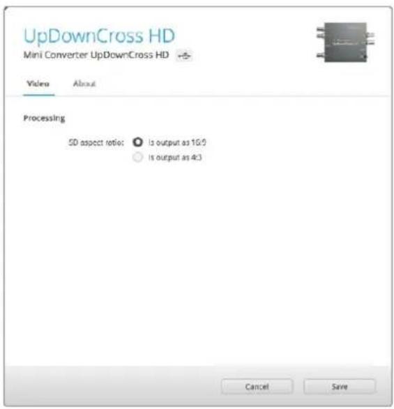 Blackmagic Design Mini Converter - Converter Setup Utility - 1