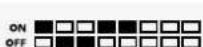 Blackmagic Design Mini Converter - Interrupteurs 4 - 8 - 21