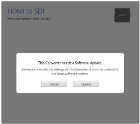 Blackmagic Design Mini Converter - Dahili Yazılımlın Güncellenmesi - 1