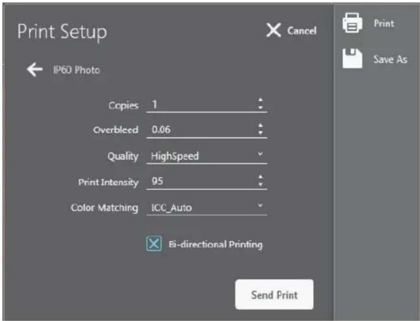 PRIMERA Impressa IP60 - PRINTER SETTINGS - 1