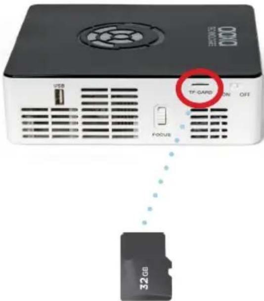 AAXA Technologies M6 - How to access your Micro TF Card - 1