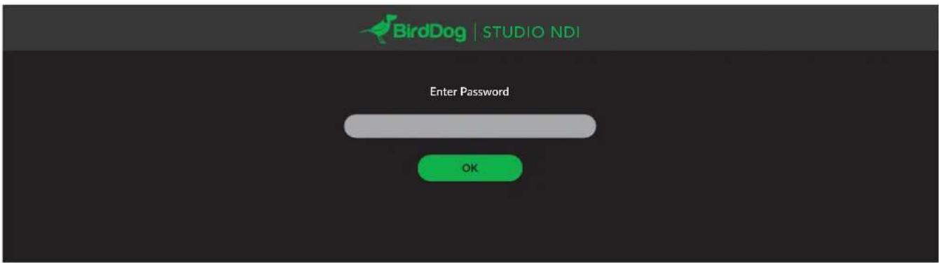 BirdDog Studio NDI - PASSWORD MANAGEMENT - 1