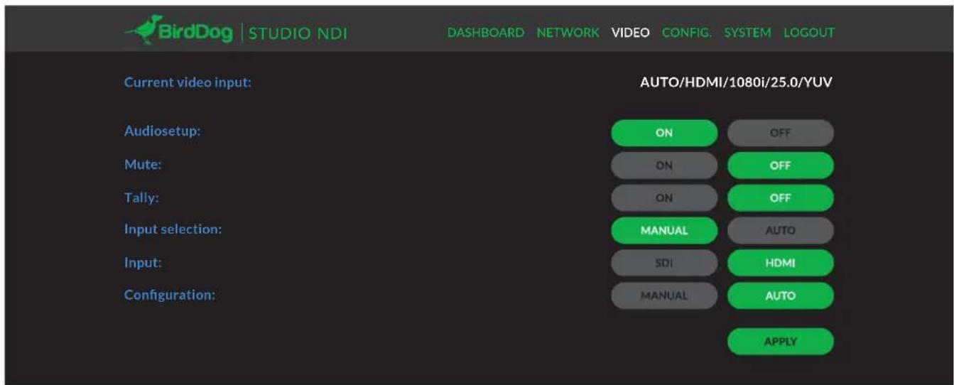BirdDog Studio NDI - Semi-automatic input - 1