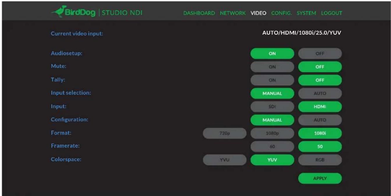 BirdDog Studio NDI - Manual input - 1