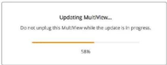 Blackmagic Design MultiView 4 HD - Updating the Internal Software - 2