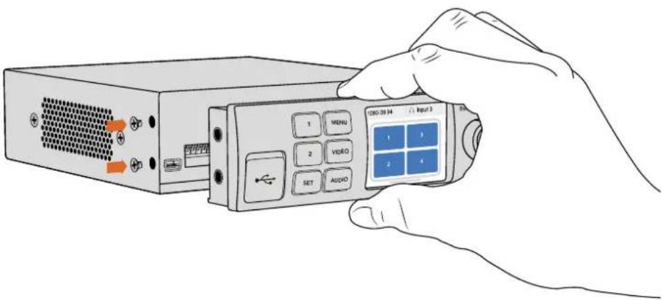 Blackmagic Design MultiView 4 HD - Installing Teranex Mini Smart Panel - 1