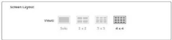 Blackmagic Design MultiView 4 HD - Changing the Multi View Layout - 1