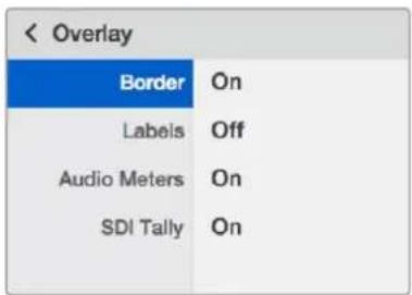 Blackmagic Design MultiView 4 HD - Overlay - 1