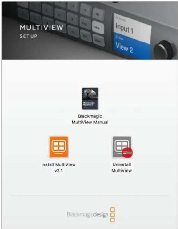 Blackmagic Design MultiView 4 HD - Installing Blackmagic MultiView Setup - 1