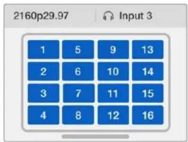 Blackmagic Design MultiView 4 HD - Setting your Layout on Blackmagic MultiView 16 - 6