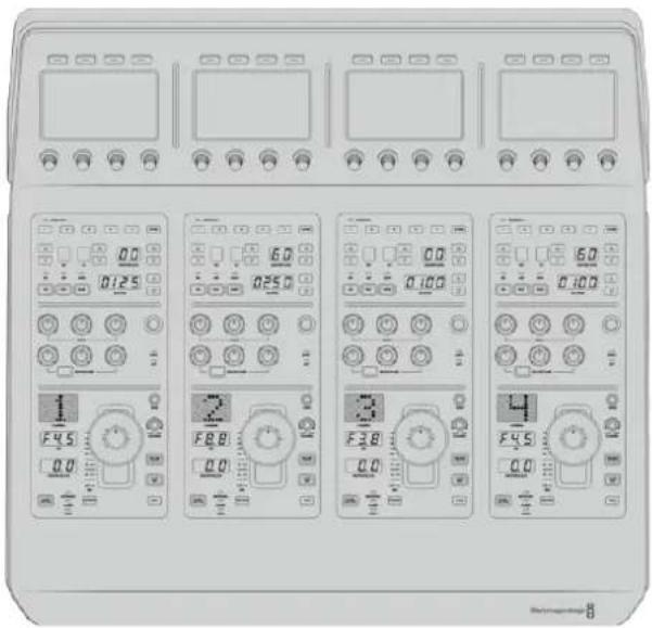 Blackmagic Design ATEM 2 - Camera Control Panelのレイアウト - 1