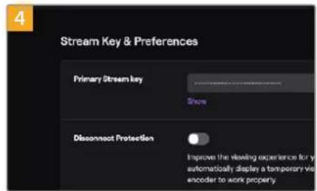 Blackmagic Design ATEM 2 - So konfigurieren Sie die Einstellungen für Twitch: - 4