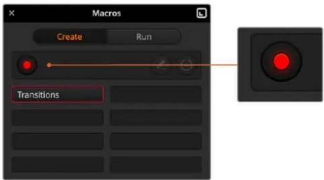 Macros Create Run Transitions