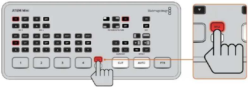 ATEM Mini Blackmagdesign ON OFF ON OFF ▲ Y ▲ Y MIC 1 MIC 2 APS RESET APP RESET NF5 RESET AFP RESET ON OFF ON OFF ON OFF ▲ Y ▲ Y PICTURE IN PICTURE KEY US U3 TS AA CURSOR OP EFFECT 1 2 3 4 CUT AUTO FTS FULL