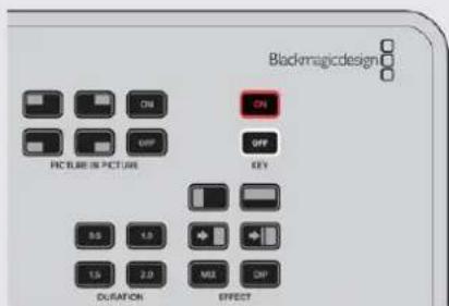Blackmagicdesign CRELLIE IN PCTURE ON OFF KEY 5.0 1.0 1.5 2.0 DURATION MIX ON EFFECT