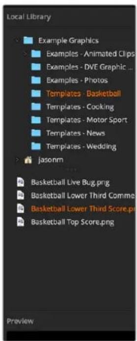 Local Library Example Graphics Examples - Animated Clips Examples - DVE Graphic ... Examples - Photos Templates - Basketball Templates - Cooking Templates - Motor Sport Templates - News Templates - Wedding jasonm Basketball Live Bug.png Basketball Lower Third Comme Basketball Lower Third Score.png Basketball Top Score.png Preview