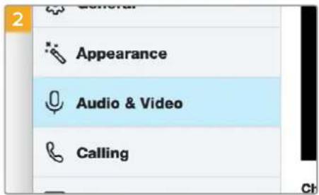 Blackmagic Design ATEM 2 - Skypeでウェブカムを設定 - 2