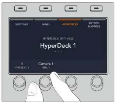 Blackmagic Design ATEM 2 - Zuweisen eines Eingangs zu einem HyperDeck - 1