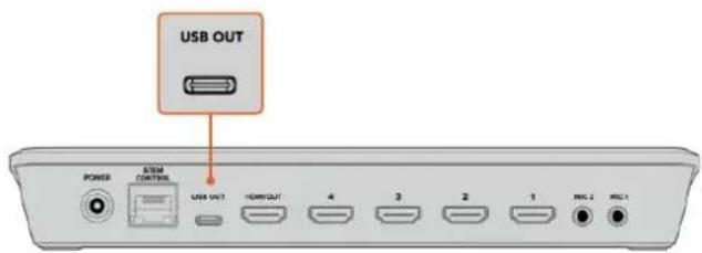 USB OUT POWER USB CONTINUE USB OUT HUSBOUT 4 3 2 1 REC 2 REC1