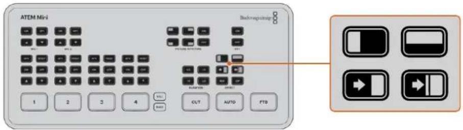 ATEM Mini Backregstop 1 2 3 4 VOL AUTO FTB PICKING SWITCH OUT RUNSTOS CUT AUTO