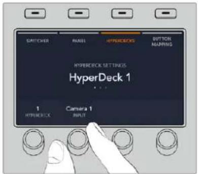 Blackmagic Design ATEM 2 - Attribuer une entrée à un hyperdeck - 1