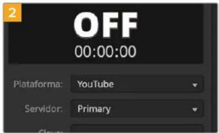 OFF 00:00:00 Plataforma: YouTube Servidor: Primary