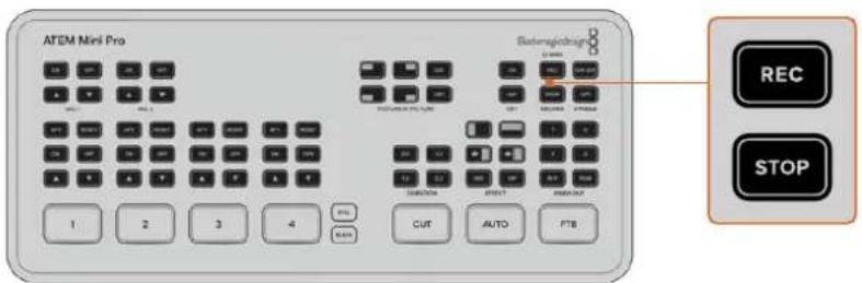 Blackmagic Design ATEM 2 - Aufzeichnen mit den Aufnahmetasten - 1