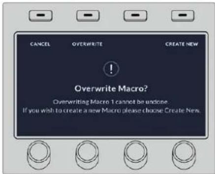 Blackmagic Design ATEM 2 - ATEM 1 M/E Advanced Panelを使用してマクロを記録 - 3