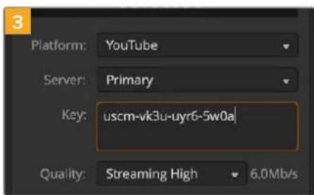 Platform: YouTube Server: Primary Key: uscm-vk3u-uyr6-5w0a Quality: Streaming High 6.0Mb/s