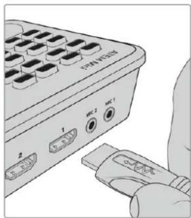 Blackmagic Design ATEM 2 - Conexión de fuentes - 1