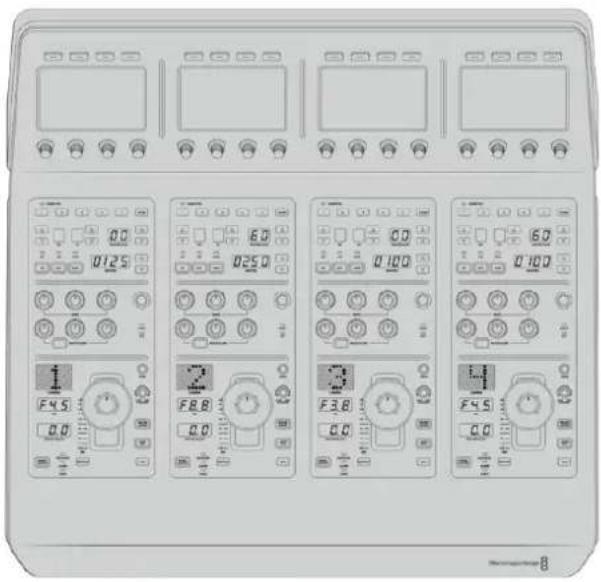 Blackmagic Design ATEM 2 - Distribución de los controles en el panel - 1