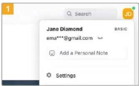 Jane Diamond BASIC ema***@gmail.com Add a Personal Note Settings