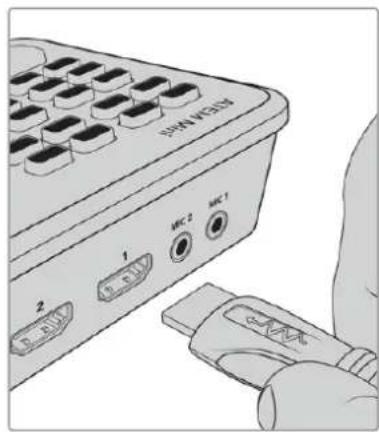 Blackmagic Design ATEM 2 - Plugging in Video Sources - 1