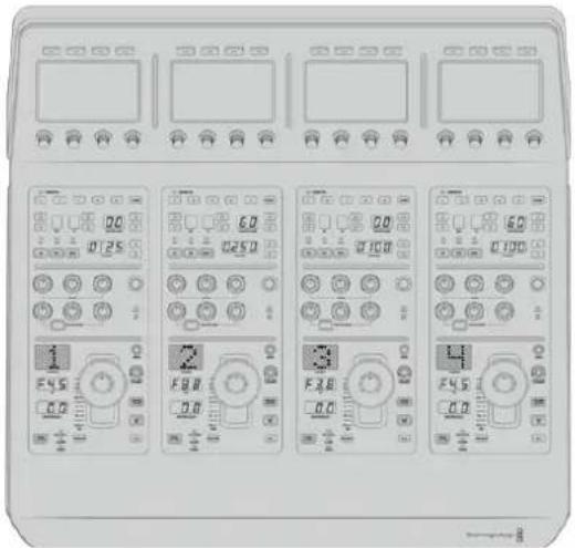 Blackmagic Design ATEM 2 - Agencement du panneau de contrôle pour caméra - 1
