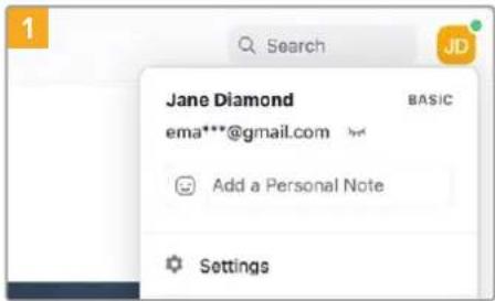 Jane Diamond BASIC ema***@gmail.com Add a Personal Note Settings