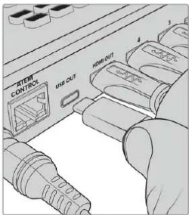 ATEM CONTROL USE OUT HMI/OUT 1 2 3 4 5