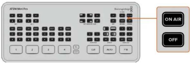 ATEM Mini Pro Budemajcdegr ON AIR OFF