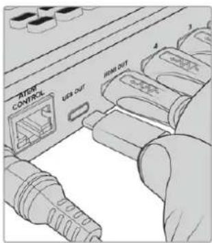 ENTER CONTROL USB OUT HDMI OUT