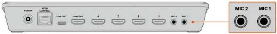 POWER AT&T CONTROL USB OUT HOME OUT 4 3 2 1 MIC 2 MIC 1 MIC 2 MIC 1
