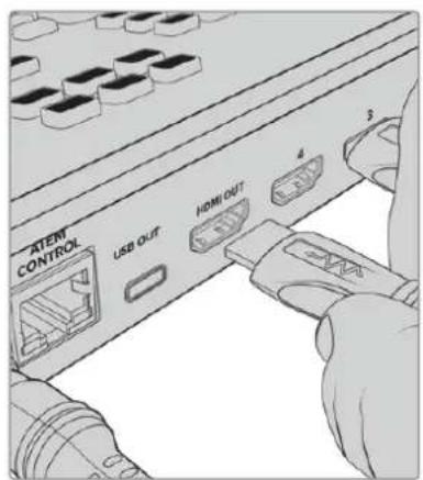 ATEN CONTROL USB OUT HDMI OUT 4 3