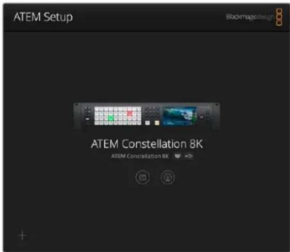 ATEM Setup Blackmagic design ATEM Constellation 8K ATEM Constellation 8K