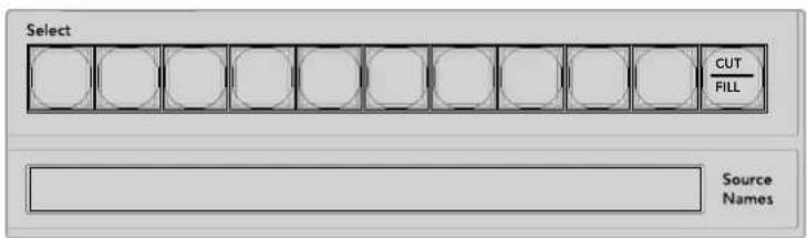 Select CUT FILL Source Names