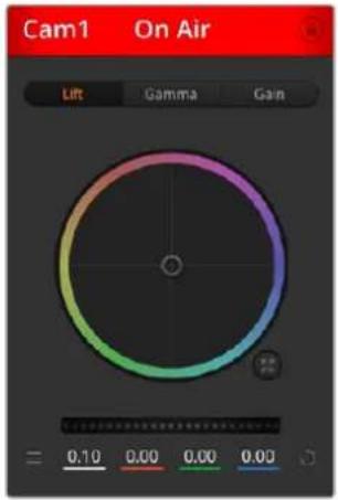 Cam1 On Air Lift Gamma Gain 0.10 0.00 0.00 0.00